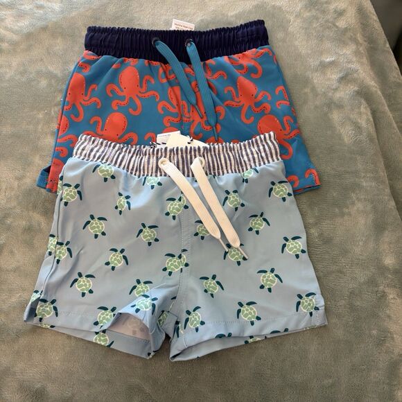 adventurewear 360 Other - NWT Adventurewear 360 Lot of 2 Swim Trunks Baby Boy 9Mo  Octopus /Sea Turtle